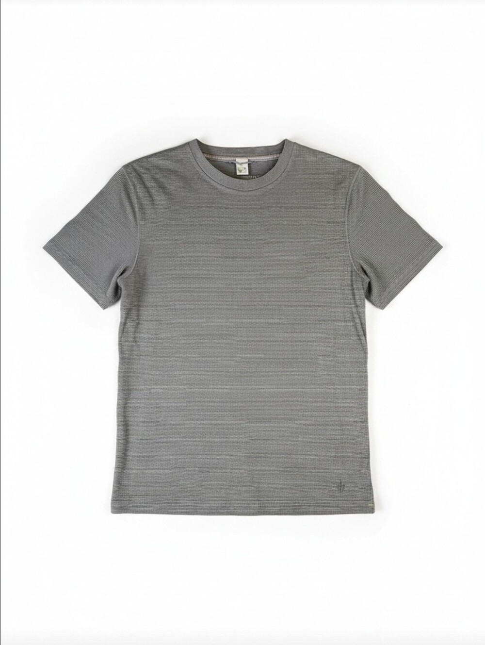 Smartwool Men's Large 100% Merino Wool Striped Short Sleeve T-Shirt Gray
